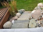 Stone Walkway down from Deck